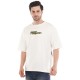 Space odyssey Cotton Tshirt - White Drop Shoulder 