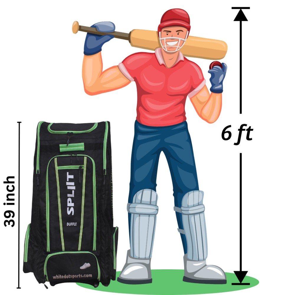 Spliit Duffle Wheelie Cricket Kitbag Spliit Duffle Wheelie Cricket Kitbag