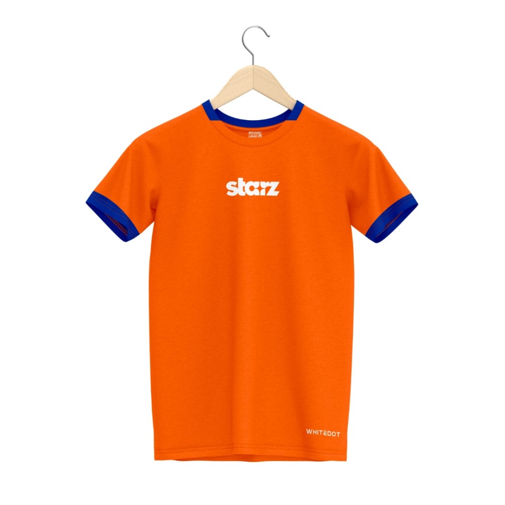 Starz Junior Orange T-shirt and Blue Shorts Set Starz Junior Orange T-shirt and Blue Shorts Set