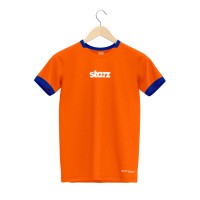 Starz Junior Orange T-shirt and Blue Shorts Set