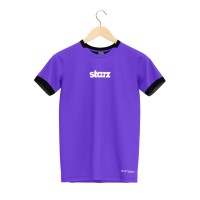 Starz Junior Violet T-shirt and Black Shorts Set