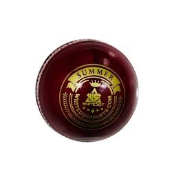 Summer Red Cricket Leather Ball - 50 Over - Pack of 2