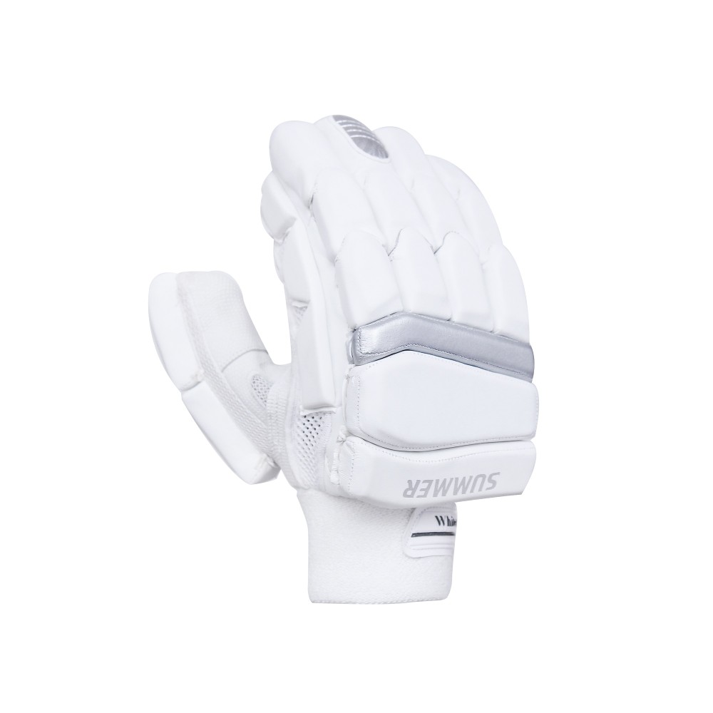 Summer White Cricket Batting Gloves Summer White Cricket Batting Gloves
