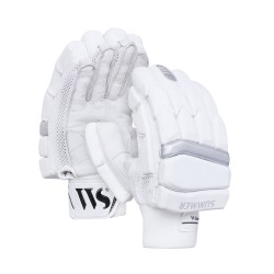 Summer White Cricket Batting Gloves