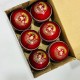 Teal Red Cricket Leather Ball - 40 Over - Pack of 2 Teal Red Cricket Leather Ball - 40 Over - Pack of 2