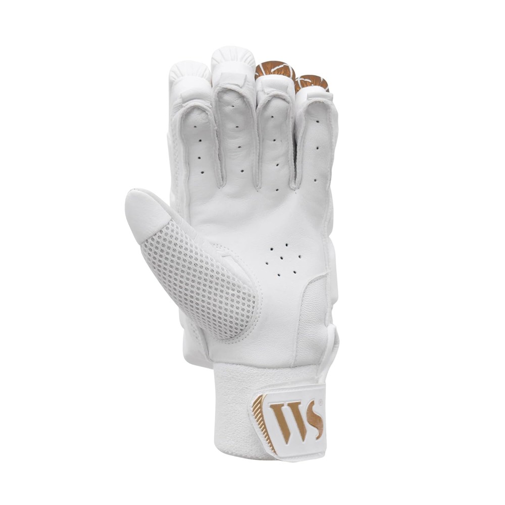 Versed White Cricket Batting Gloves