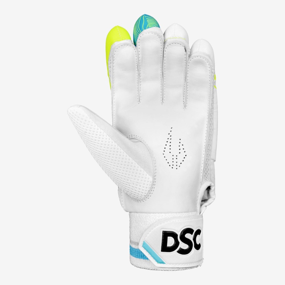DSC Atmos Batting Gloves (Green/Lemon), Boys Left DSC Atmos Batting Gloves (Green/Lemon), Boys Left