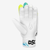 DSC Atmos Batting Gloves (Green/Lemon), Boys Left