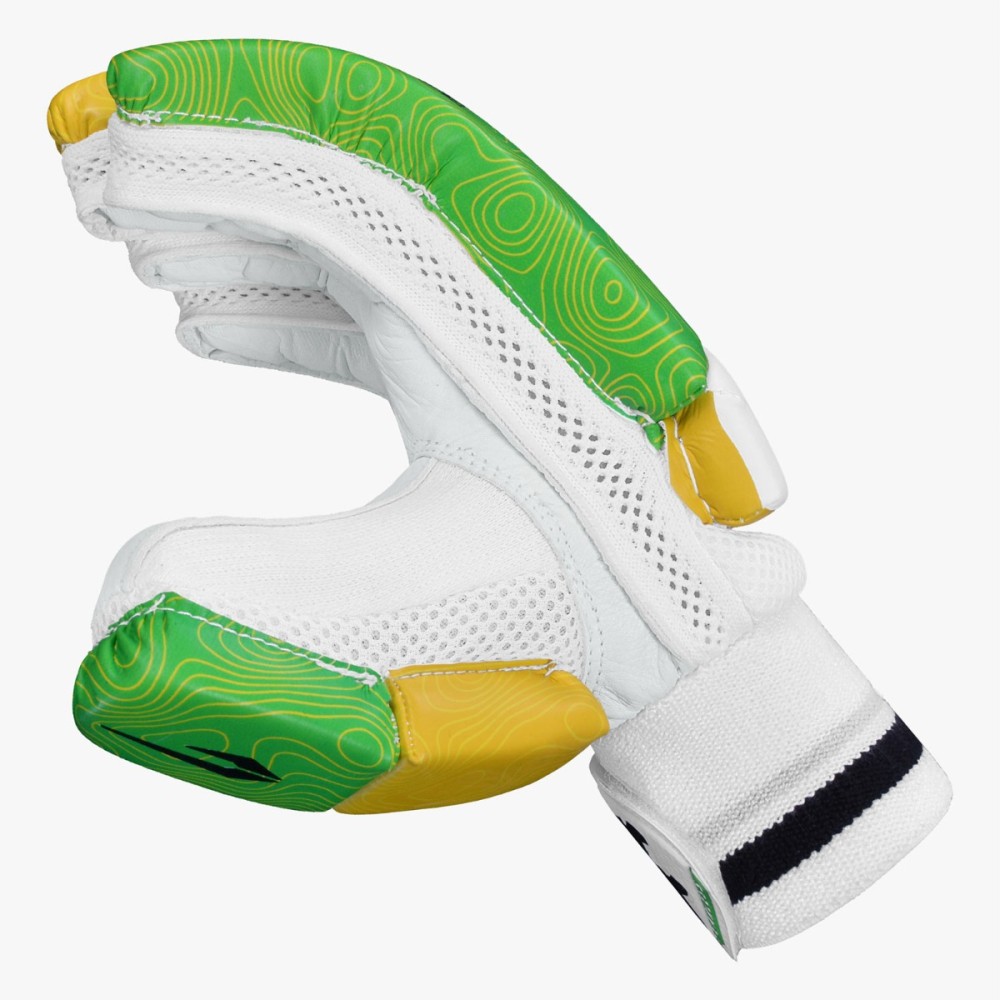 DSC Attitude Batting Gloves (Green/Yellow), Boys Right DSC Attitude Batting Gloves (Green/Yellow), Boys Right