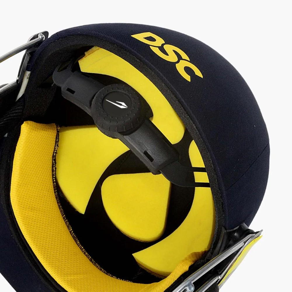 DSC Avenger Pro 2.0 Cricket Helmet, Navy, Large