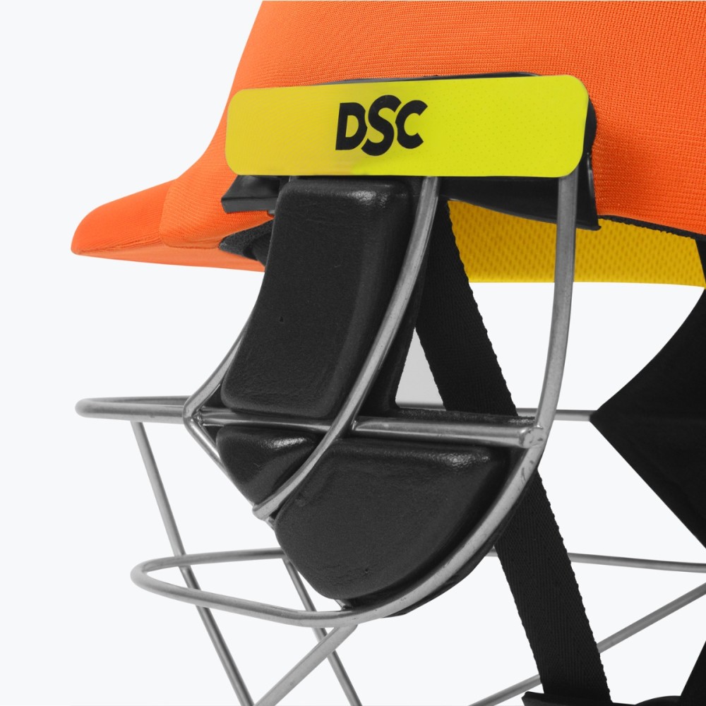 DSC Avenger Pro 2.0 Cricket Helmet, Orange, Large