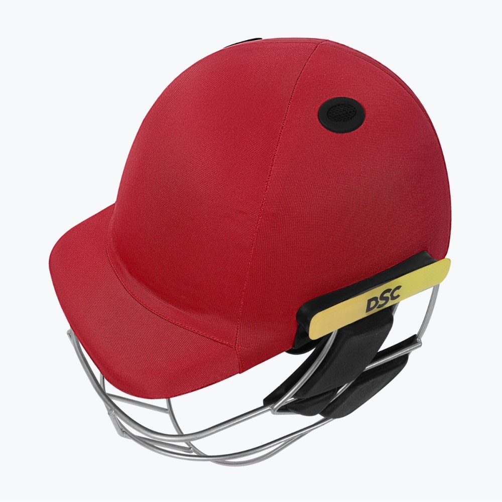 DSC Avenger Pro 2.0 Cricket Helmet, Red, Large