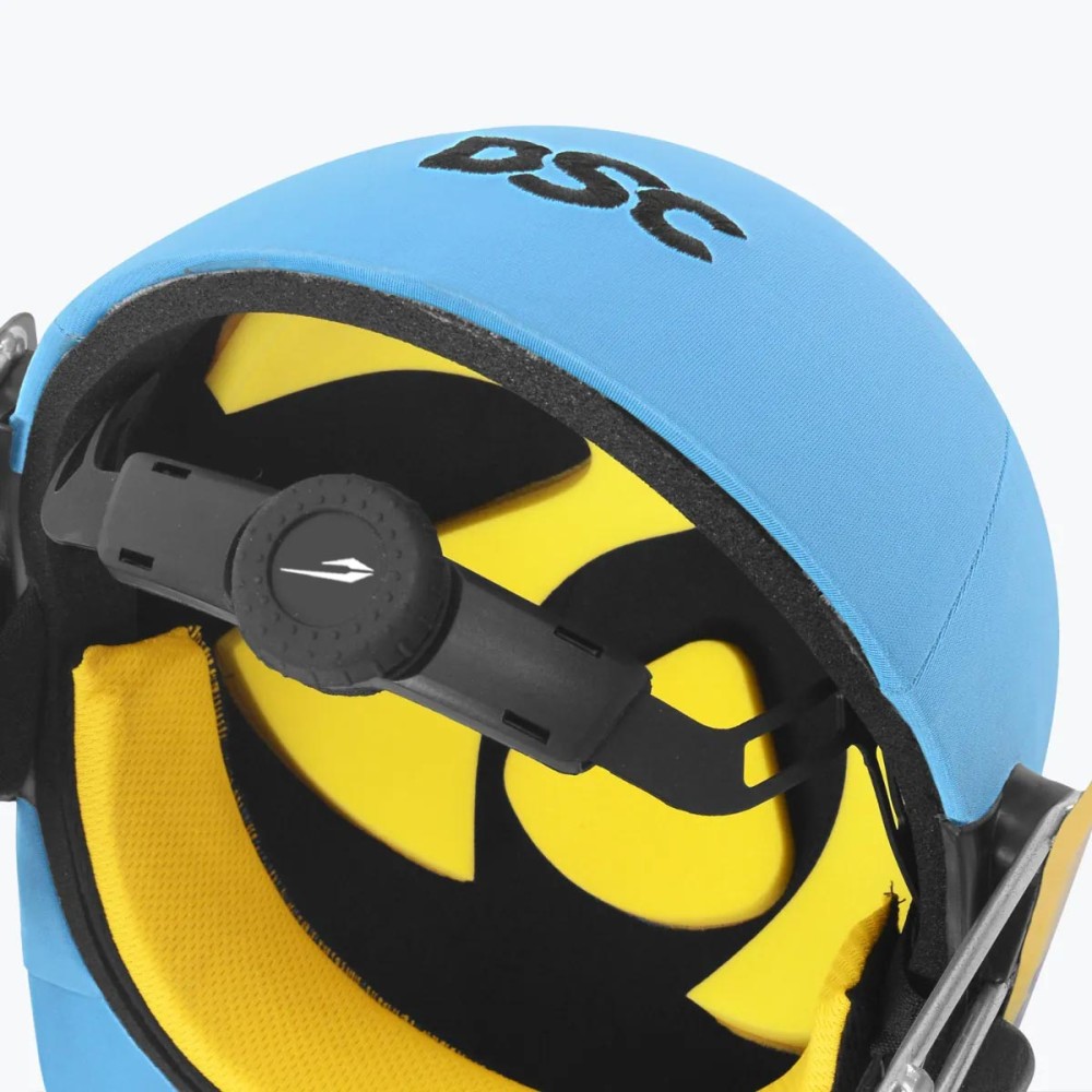 DSC Avenger Pro 2.0 Cricket Helmet, Sky Blue, Large