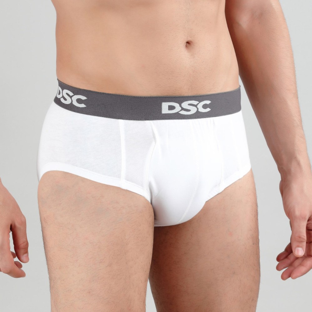 DSC Brief Athletic Supporter (Flat Seam), Grey, Large