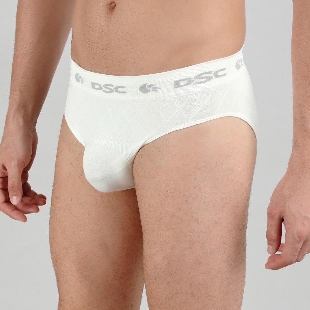 DSC Brief Athletic Supporter (Seamless), Off White, Large
