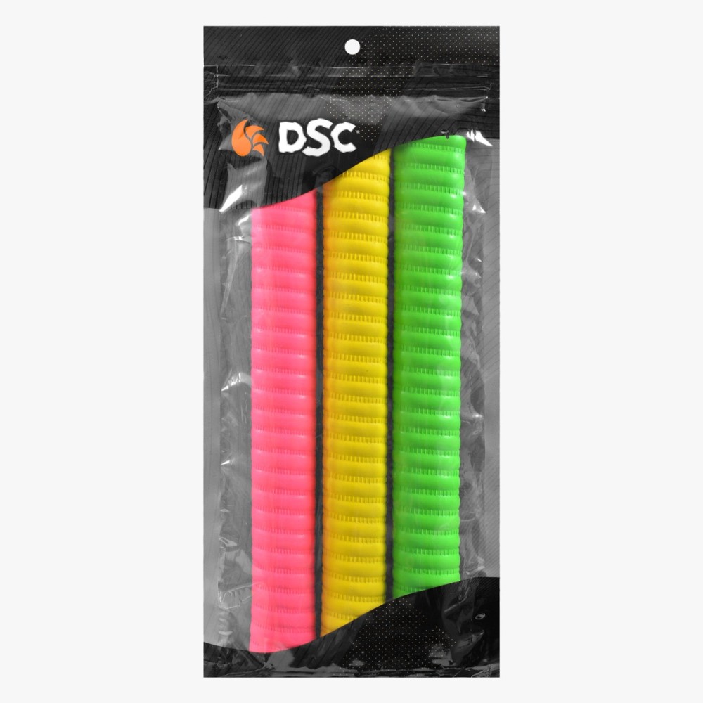 DSC Coil Colored Bat Grip (Pack of 3)