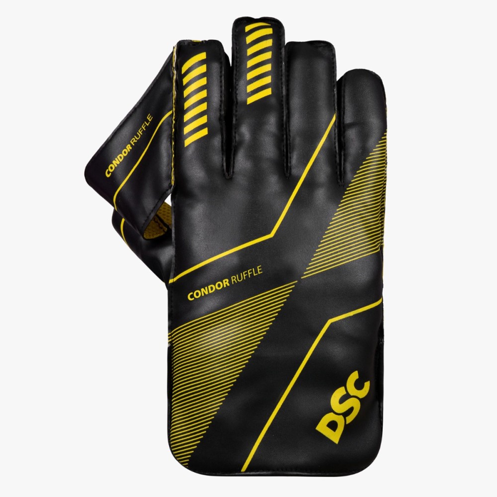 DSC Condor Ruffle Wicket Keeping Gloves, Boys
