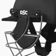 DSC Defender 2.0 Cricket Helmet, Black, Large