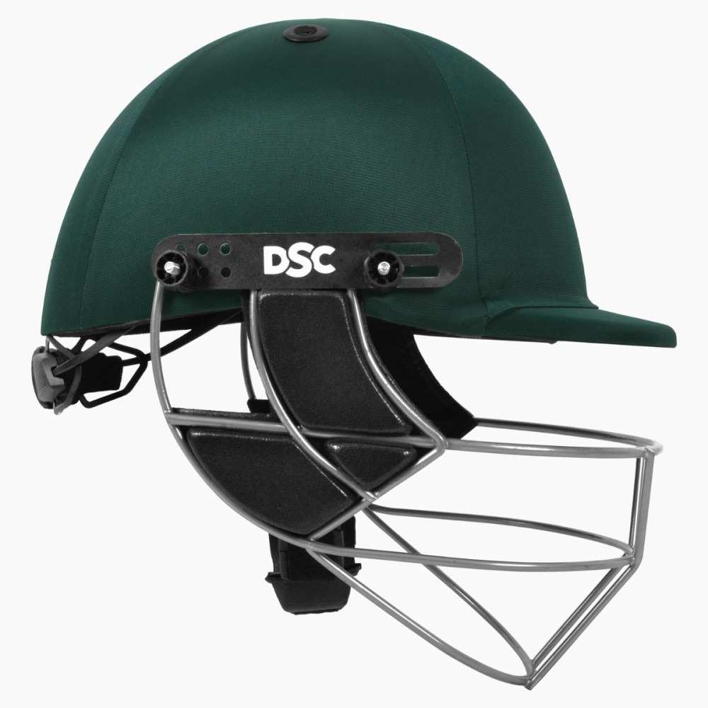DSC Defender 2.0 Cricket Helmet, Green, Large
