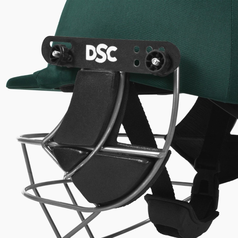 DSC Defender 2.0 Cricket Helmet, Green, Large