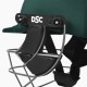DSC Defender 2.0 Cricket Helmet, Green, Large