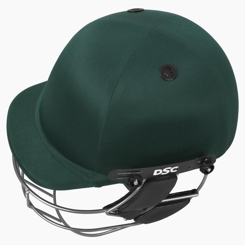 DSC Defender 2.0 Cricket Helmet, Green, Large