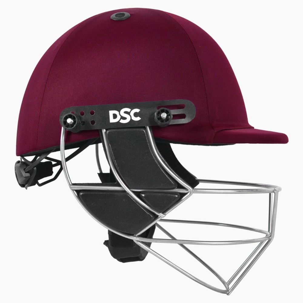 DSC Defender 2.0 Cricket Helmet, Maroon, Large