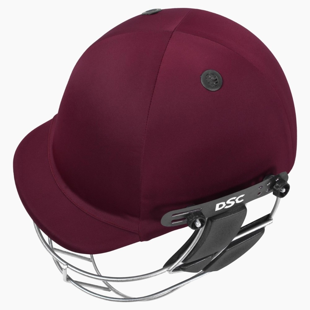 DSC Defender 2.0 Cricket Helmet, Maroon, Large