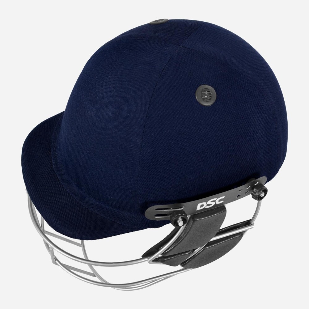 DSC Defender 2.0 Cricket Helmet, Navy, Large
