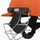 DSC Defender 2.0 Cricket Helmet, Orange, Large