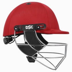 DSC Defender 2.0 Cricket Helmet, Red
