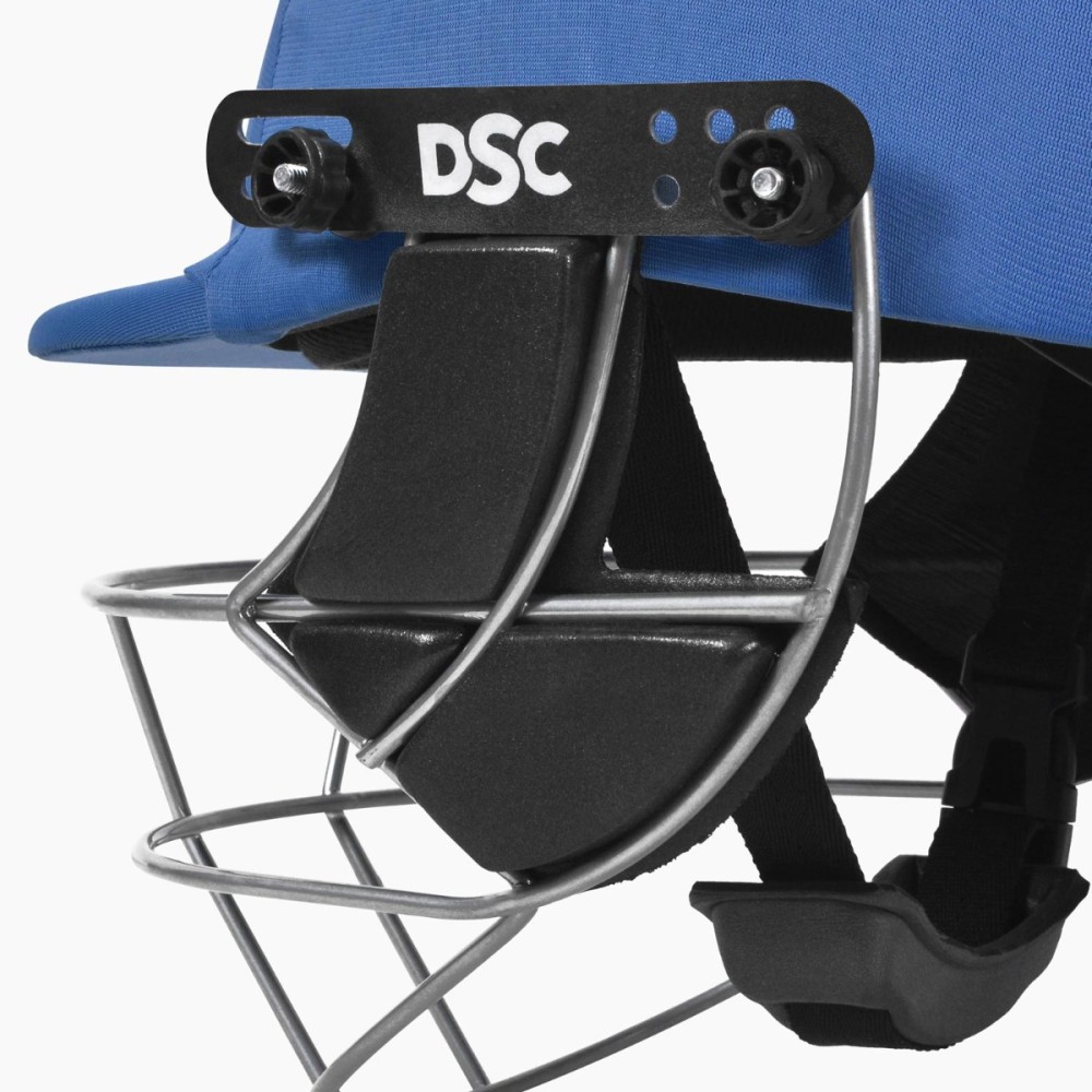 DSC Defender 2.0 Cricket Helmet, Royal Blue, Large