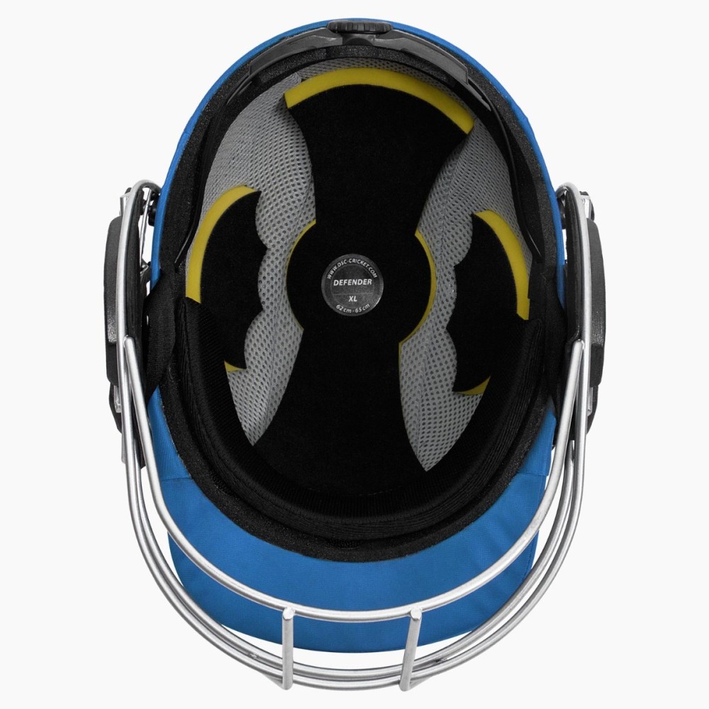DSC Defender 2.0 Cricket Helmet, Royal Blue, Large