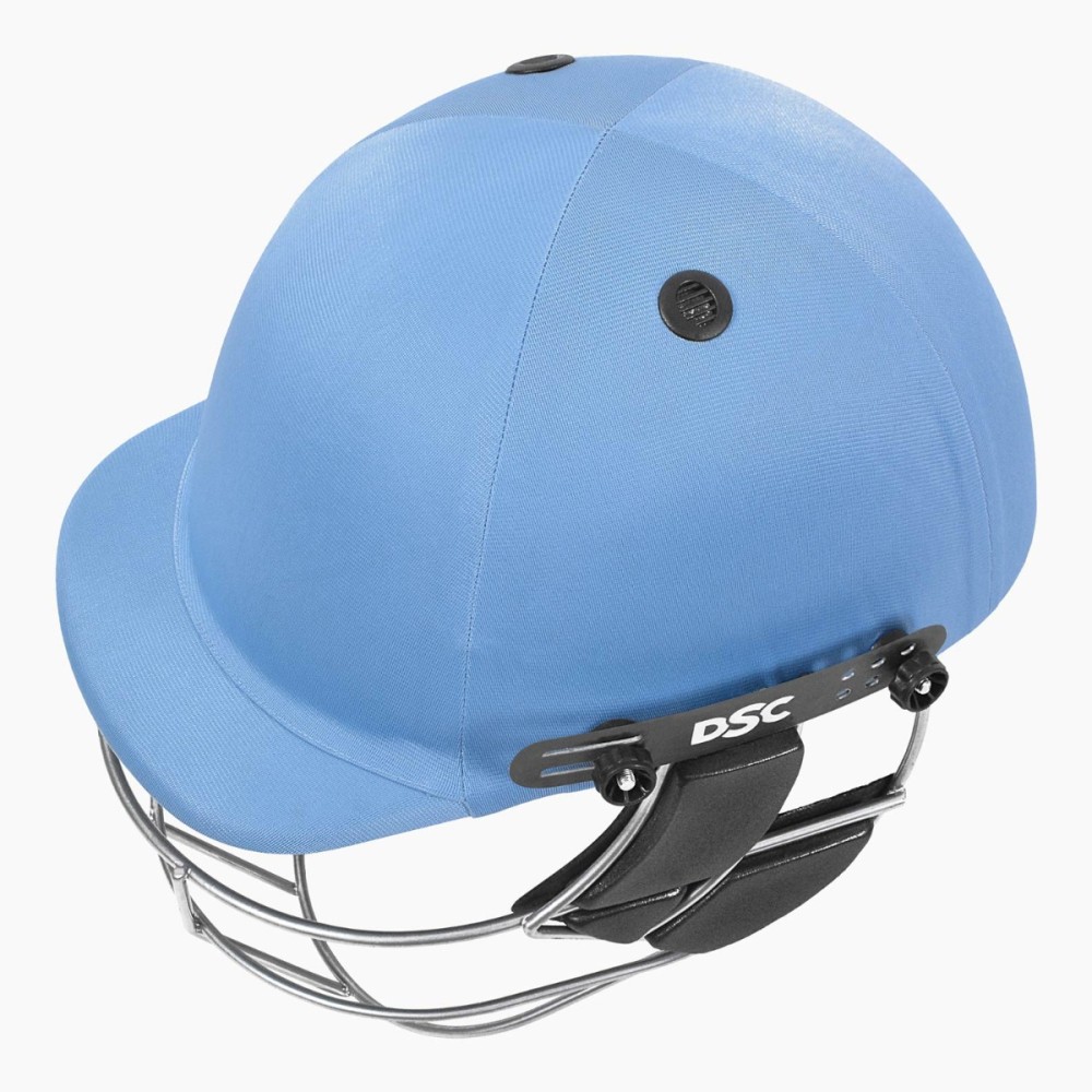 DSC Defender 2.0 Cricket Helmet, Sky Blue, Large