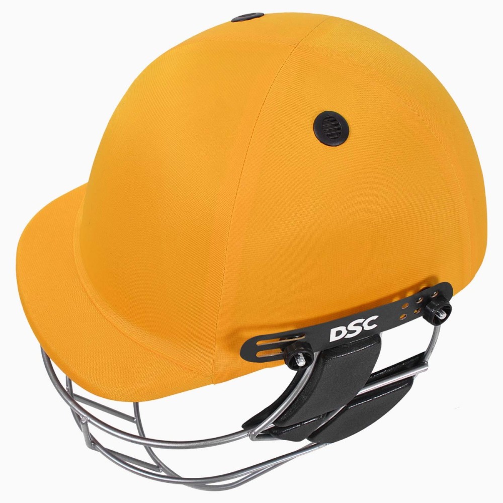 DSC Defender 2.0 Cricket Helmet, Yellow, Large