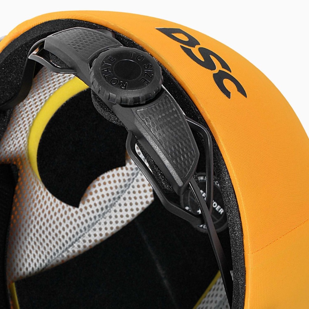 DSC Defender 2.0 Cricket Helmet, Yellow, Large
