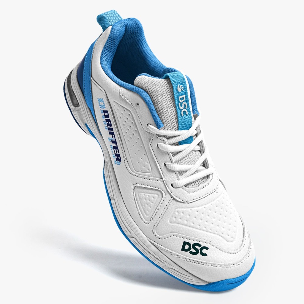 DSC Drifter Cricket Shoes (Blue), Blue, 10