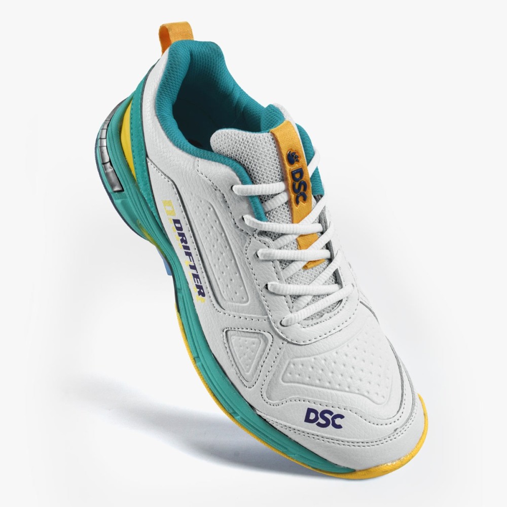 DSC Drifter Cricket Shoes (Sea Green / Yellow), SGYL24, 10 DSC Drifter Cricket Shoes (Sea Green / Yellow), SGYL24, 10