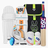 DSC Economy Kashmir Willow Cricket Kit, 3, Left