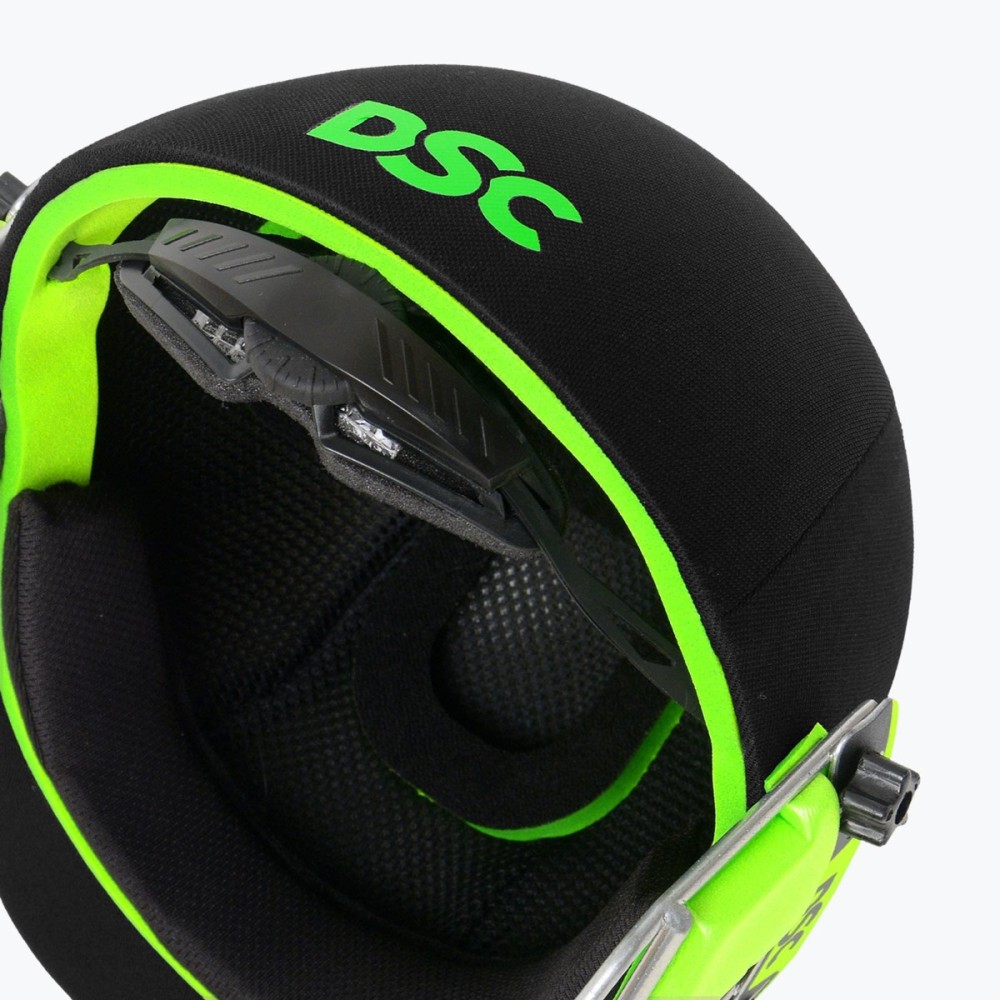 DSC Edge Pro Cricket Helmet, Balck