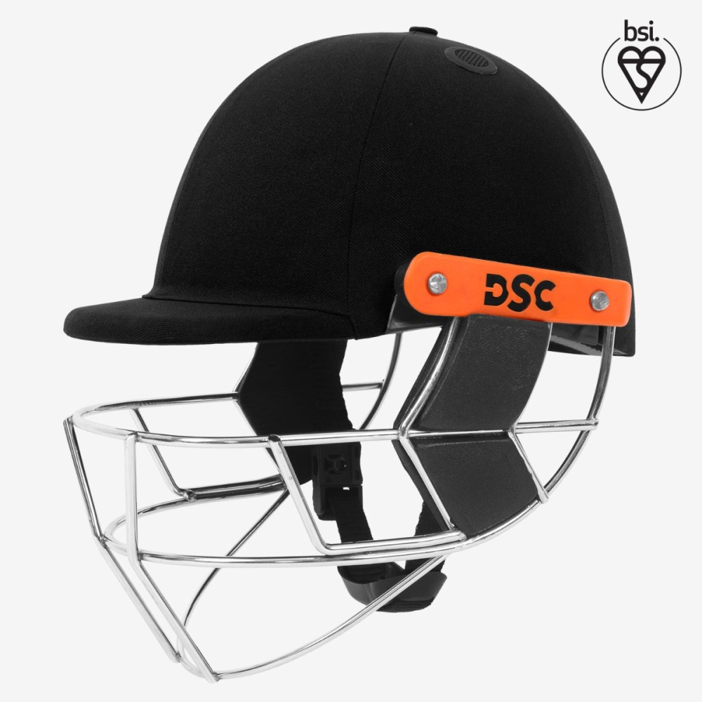 DSC Empra SS Cricket Helmet, Black, Large