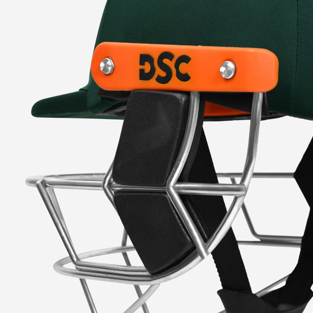 DSC Empra SS Cricket Helmet, Green, Large