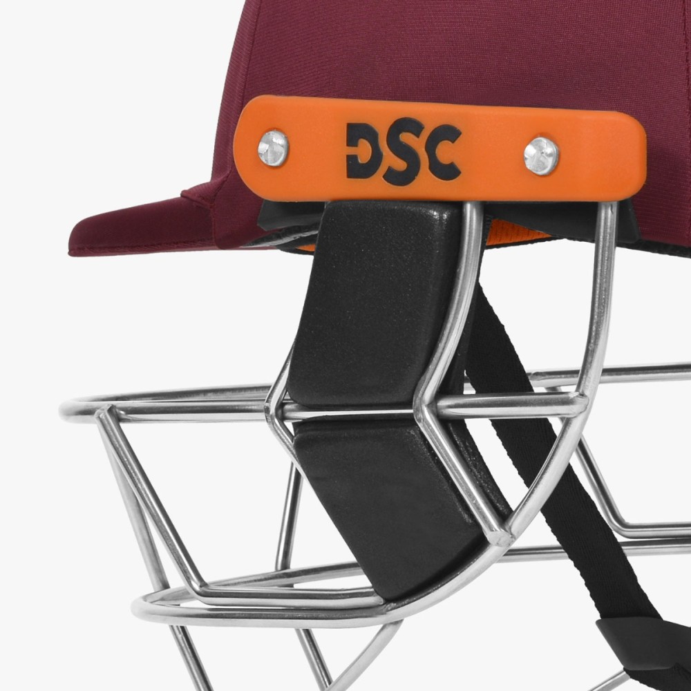 DSC Empra SS Cricket Helmet, Maroon, Large