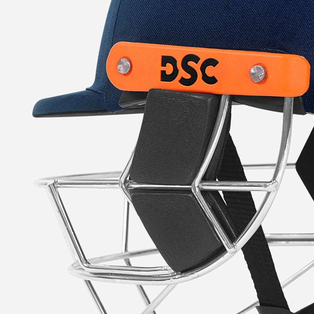 DSC Empra SS Cricket Helmet, Navy, Large