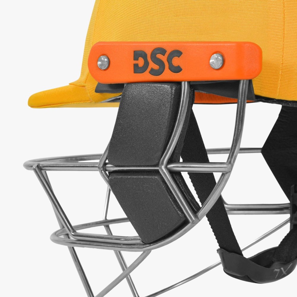 DSC Empra SS Cricket Helmet, Yellow, Large DSC Empra SS Cricket Helmet, Yellow, Large