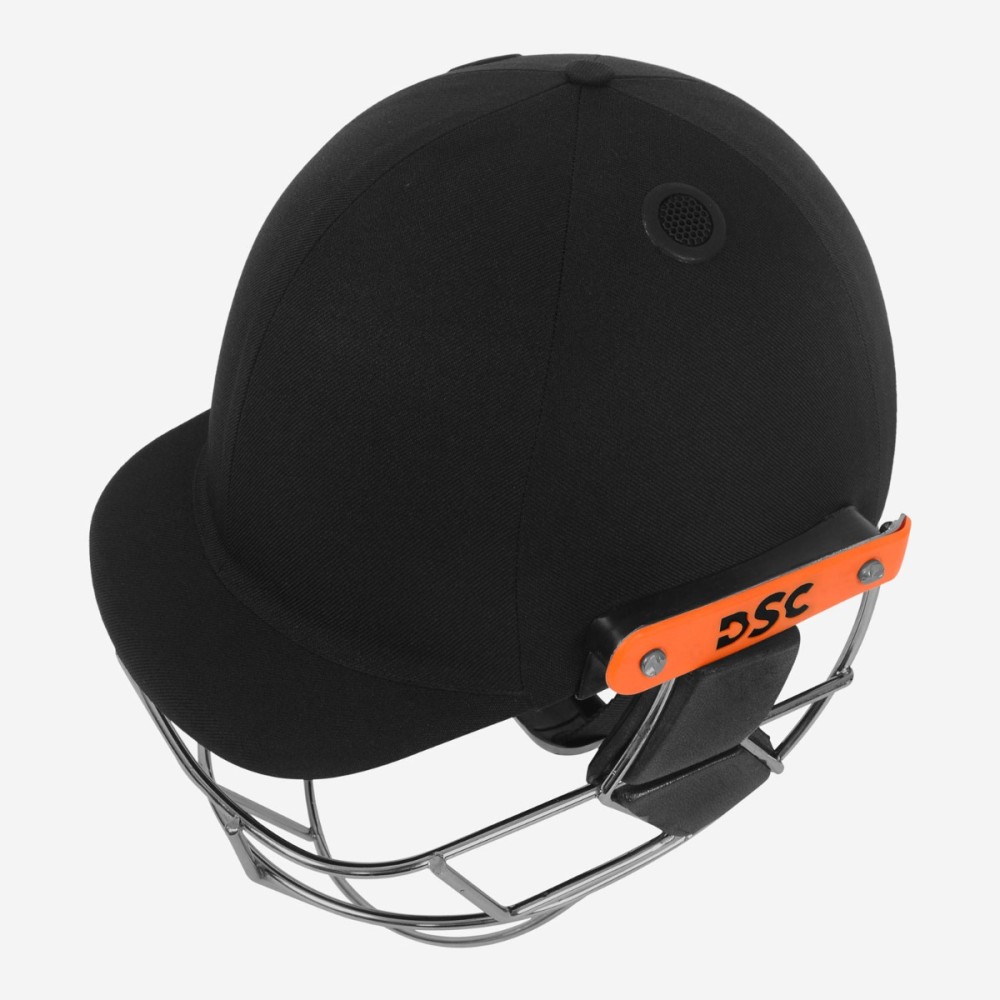 DSC Empra Titanium Cricket Helmet, Black, Large