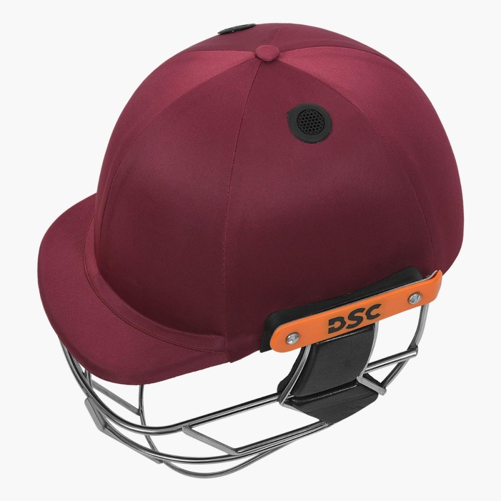 DSC Empra Titanium Cricket Helmet, Maroon, Large