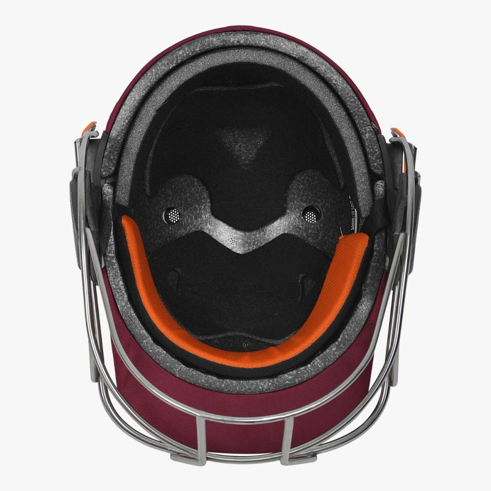 DSC Empra Titanium Cricket Helmet, Maroon, Large