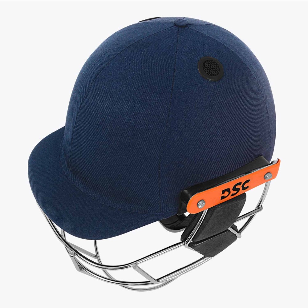 DSC Empra Titanium Cricket Helmet, Navy, Large