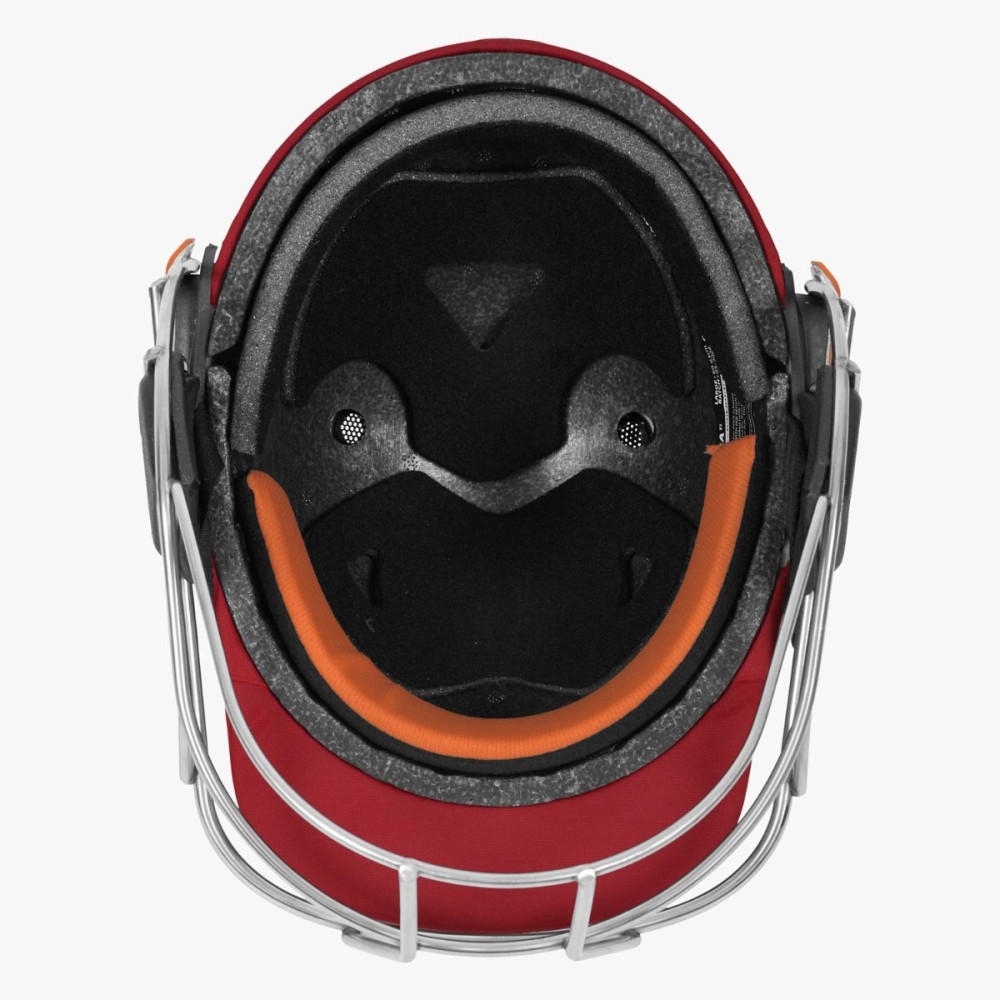 DSC Empra Titanium Cricket Helmet, Red, Large